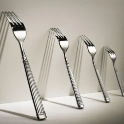 ACROPOLE MIROIR Couteau à dessert manche orfèvre lame unie
