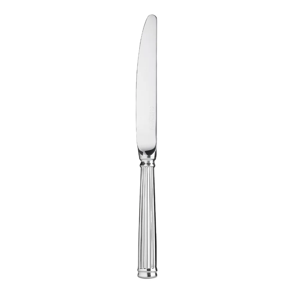 ACROPOLE MIROIR Couteau de table manche orfèvre lame scie