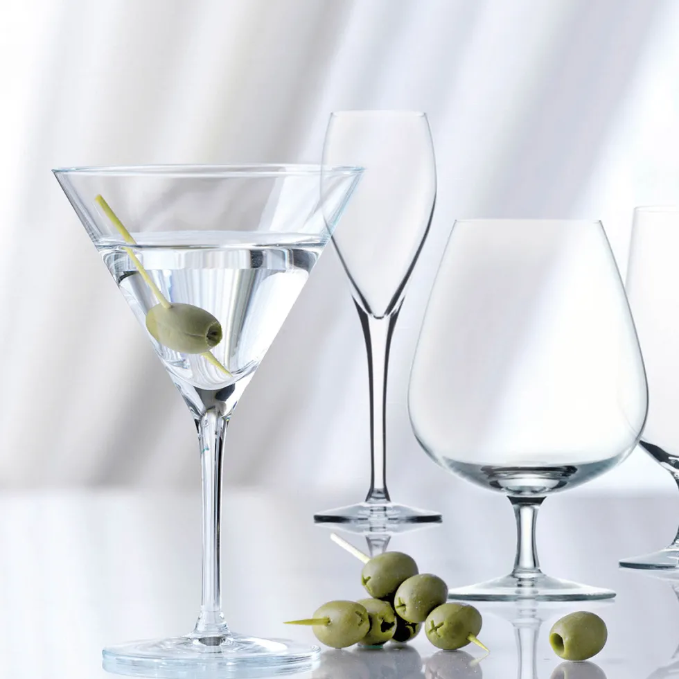 ANYTIME TRANSPARENT Verre à martini 25 cl