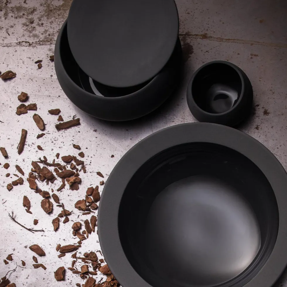 BAHIA ONYX Assiette creuse 20 cm