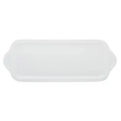 COLLECTION L BLANC Plat à cake 35 x 15 cm