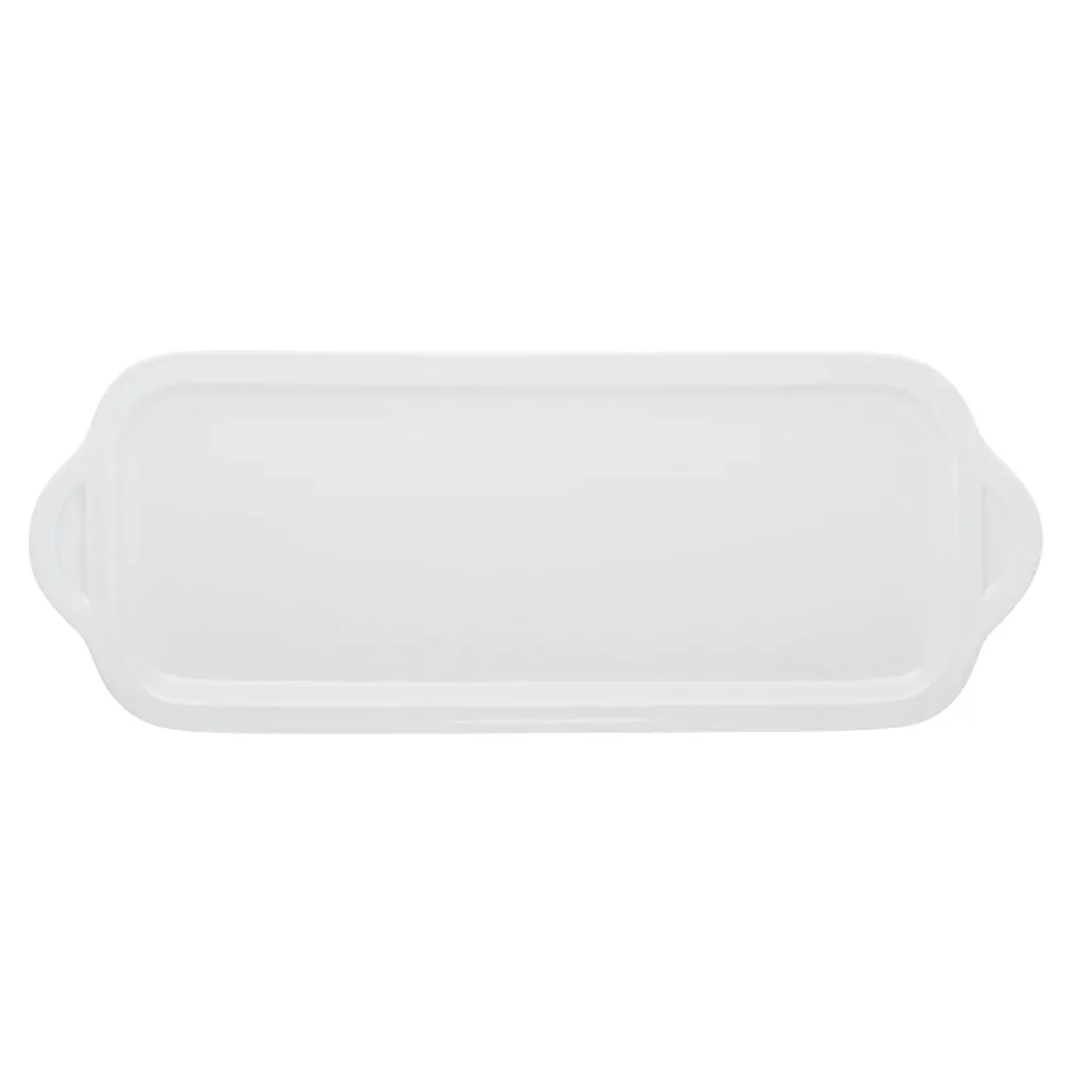 COLLECTION L BLANC Plat à cake 35 x 15 cm