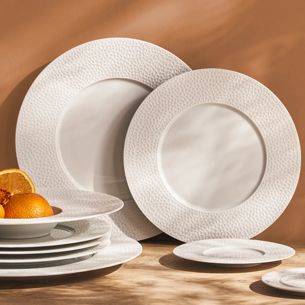 COLLECTION L FRAGMENT BLANC Assiette gourmet petit bassin 27.9 cm