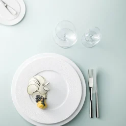 COLLECTION L FRAGMENT BLANC Assiette plate ronde 27,9 cm