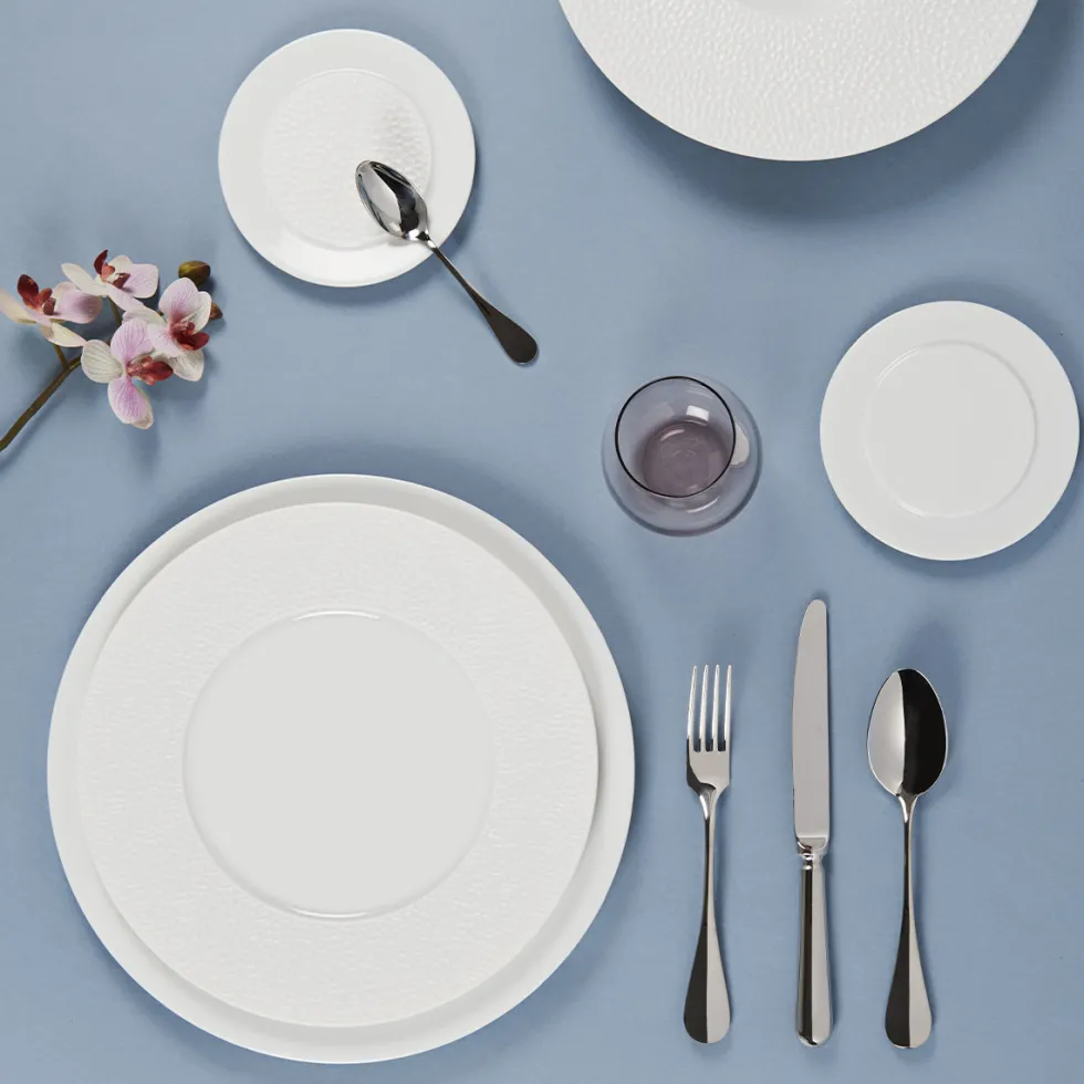 COLLECTION L FRAGMENT BLANC Assiette à dessert 24 cm