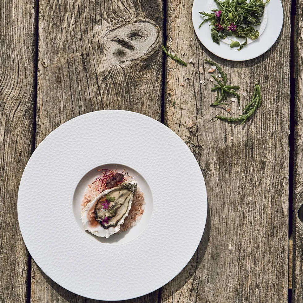 COLLECTION L FRAGMENT BLANC Assiette gourmet grand bassin 30 cm