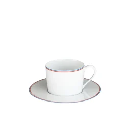 DEGRENNE ELYSEE Coffret tasse et soucoupe à thé