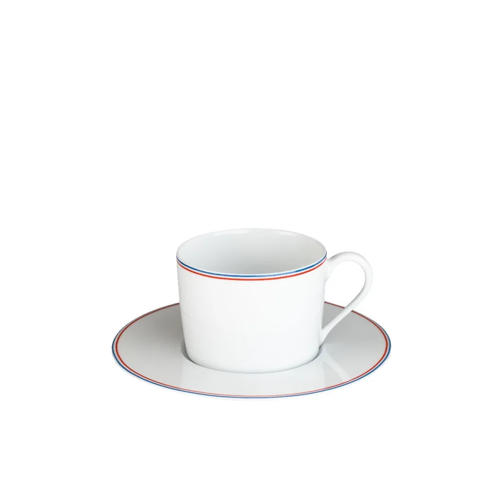 DEGRENNE ELYSEE Coffret tasse et soucoupe à thé