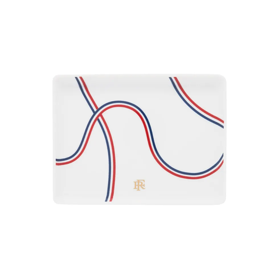 DEGRENNE ELYSEE Mini plat ruban 16x12 cm
