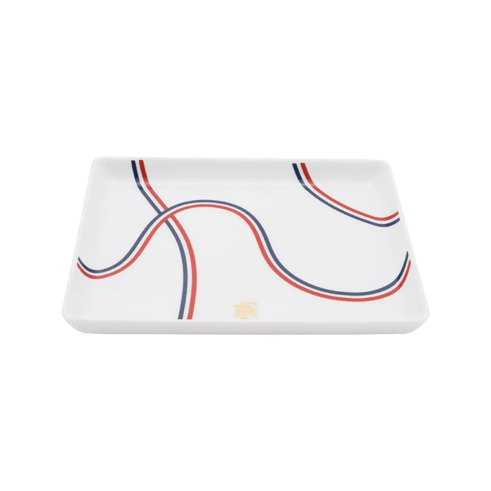DEGRENNE ELYSEE Mini plat ruban 16x12 cm