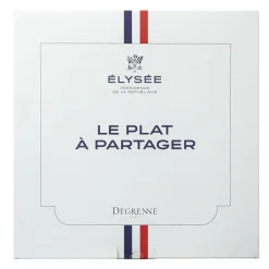 DEGRENNE ELYSEE Plat à tarte République française 31,5 cm