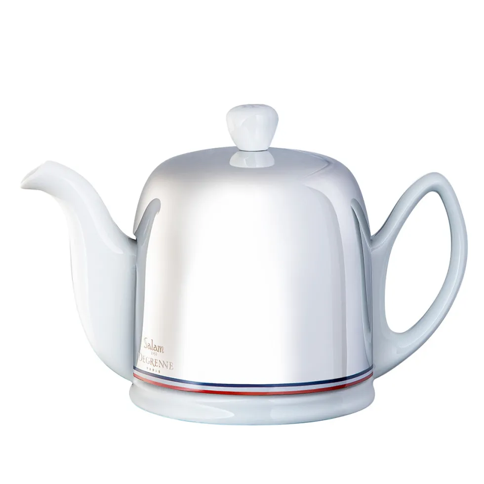 DEGRENNE ELYSEE Théière 4 tasses cloche miroir République française