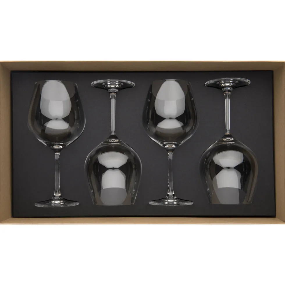 DOMAINE Coffret 4 verres à Bourgogne 75 cl