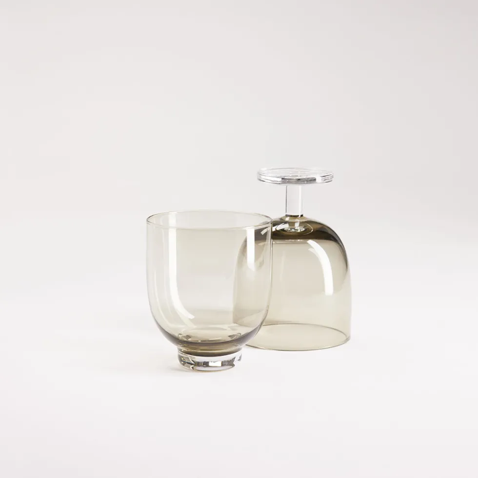 EMPILEO GRIS Verre à vin 26 cl