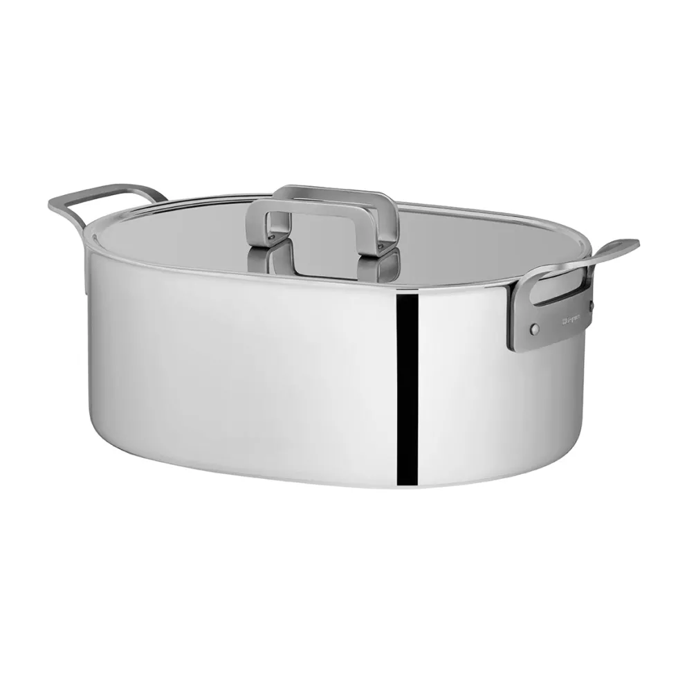 EXPERT Cocotte ovale 24 cm avec couvercle