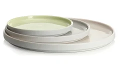 LA VAISSELLE DE L'ECONOME BLANCHE Coffret 4 assiettes 24 cm