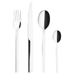 L'E STARCK MIROIR Coffret 24 couverts monobloc lame scie