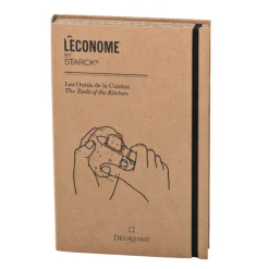 L'ECONOME STARCK Pack 4 pièces Économe/Couteau bec oiseau/Couteau office/Flexiconome