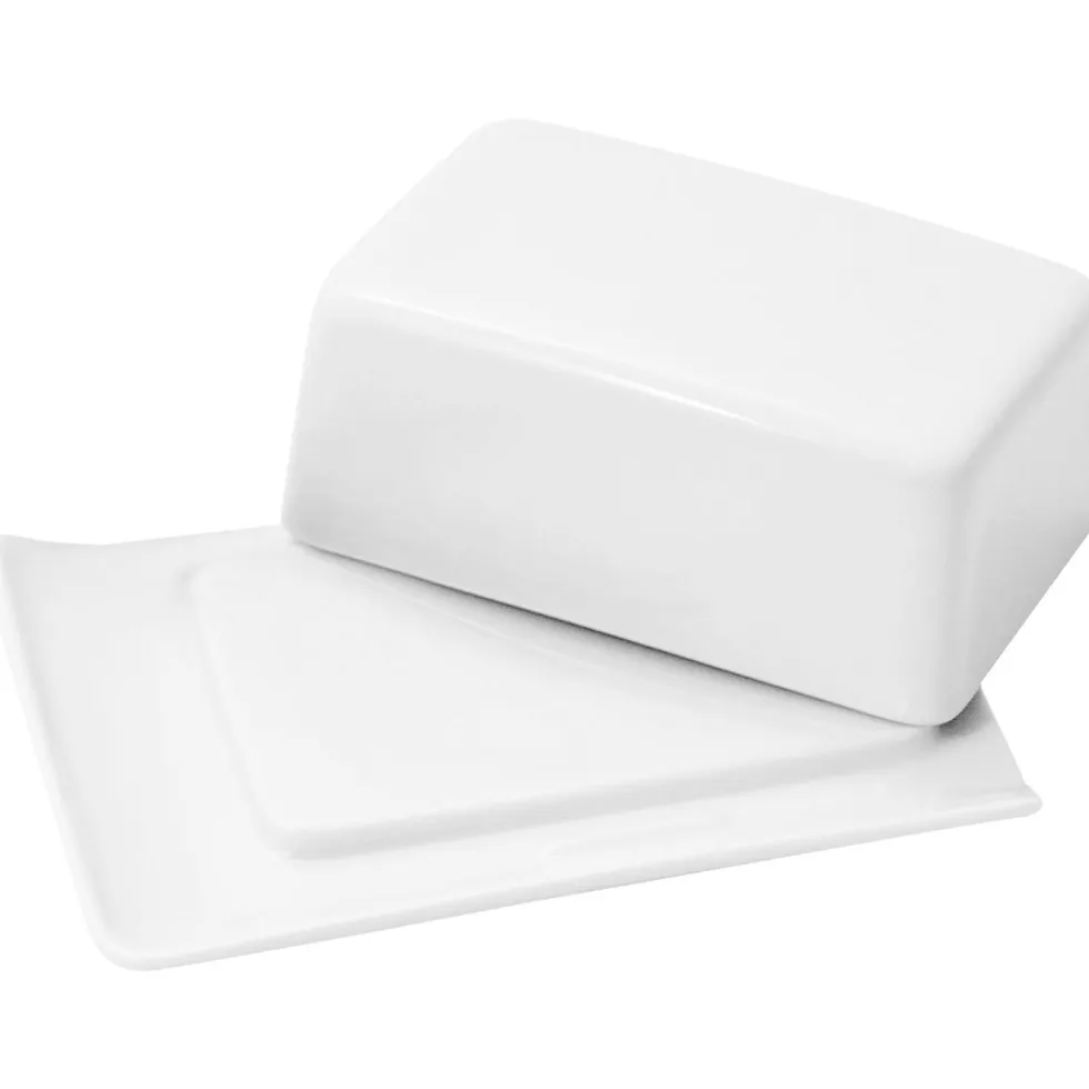 MODULO BLANC Beurrier avec couvercle