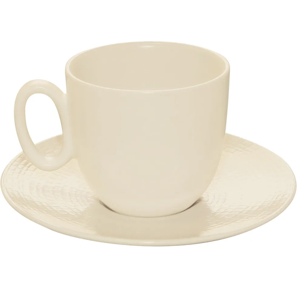 MODULO NATURE KAOLIN Soucoupe à café/expresso 12,5 cm