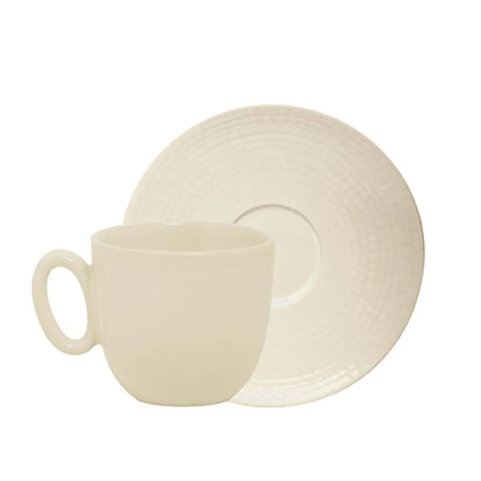 MODULO NATURE KAOLIN Soucoupe à thé/café 15,9 cm
