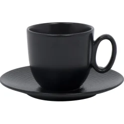 MODULO NATURE PIERRE DE LAVE Soucoupe à café/expresso 12,5 cm