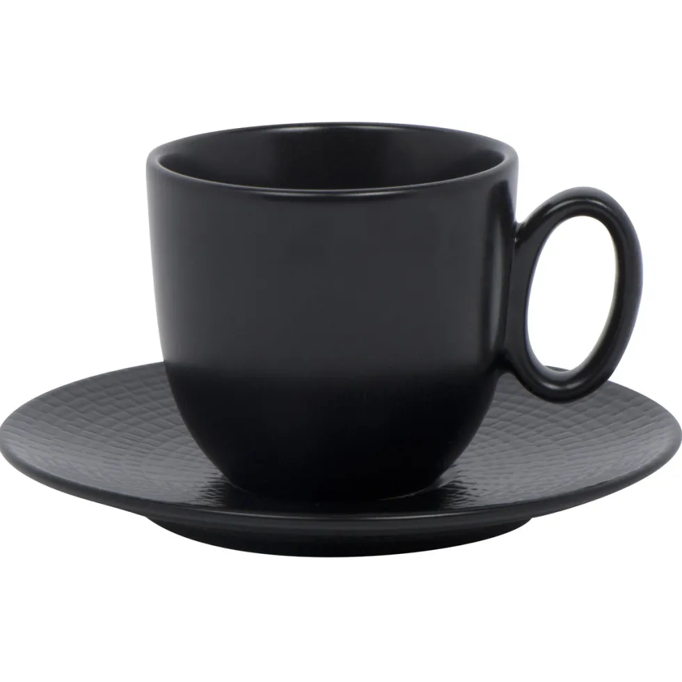 MODULO NATURE PIERRE DE LAVE Soucoupe à café/expresso 12,5 cm