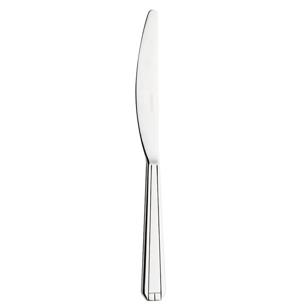 NORMANDY MIROIR Couteau de table monobloc lame scie