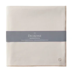 NUANCES COTON & LIN NUDE Nappe carrée 180 x 180 cm
