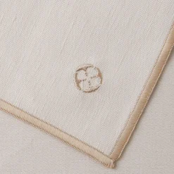 NUANCES COTON & LIN NUDE Nappe carrée 180 x 180 cm