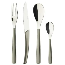 QUARTZ MIROIR CEPE Coffret 24 couverts lame scie