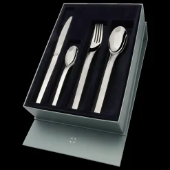 RIVAGE MIROIR Coffret 24 couverts monobloc lame scie
