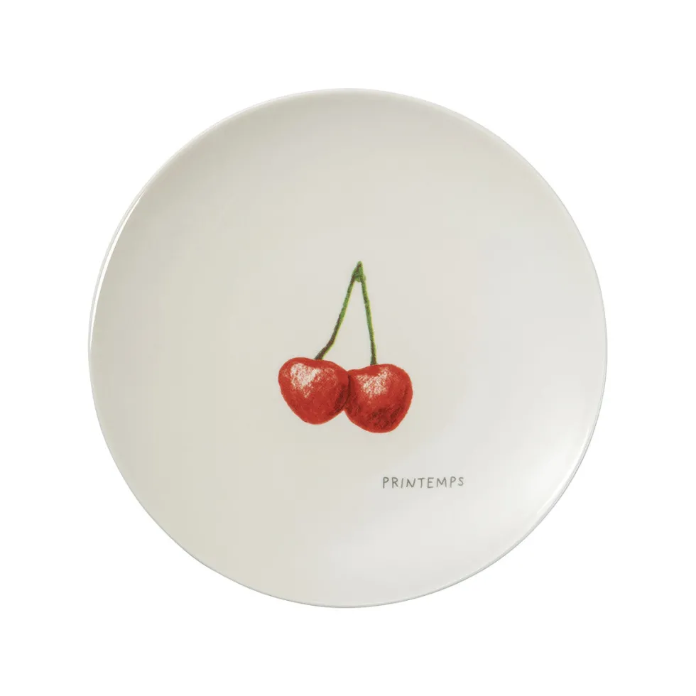 SAISONS Coffret 4 assiettes 19 cm fruits