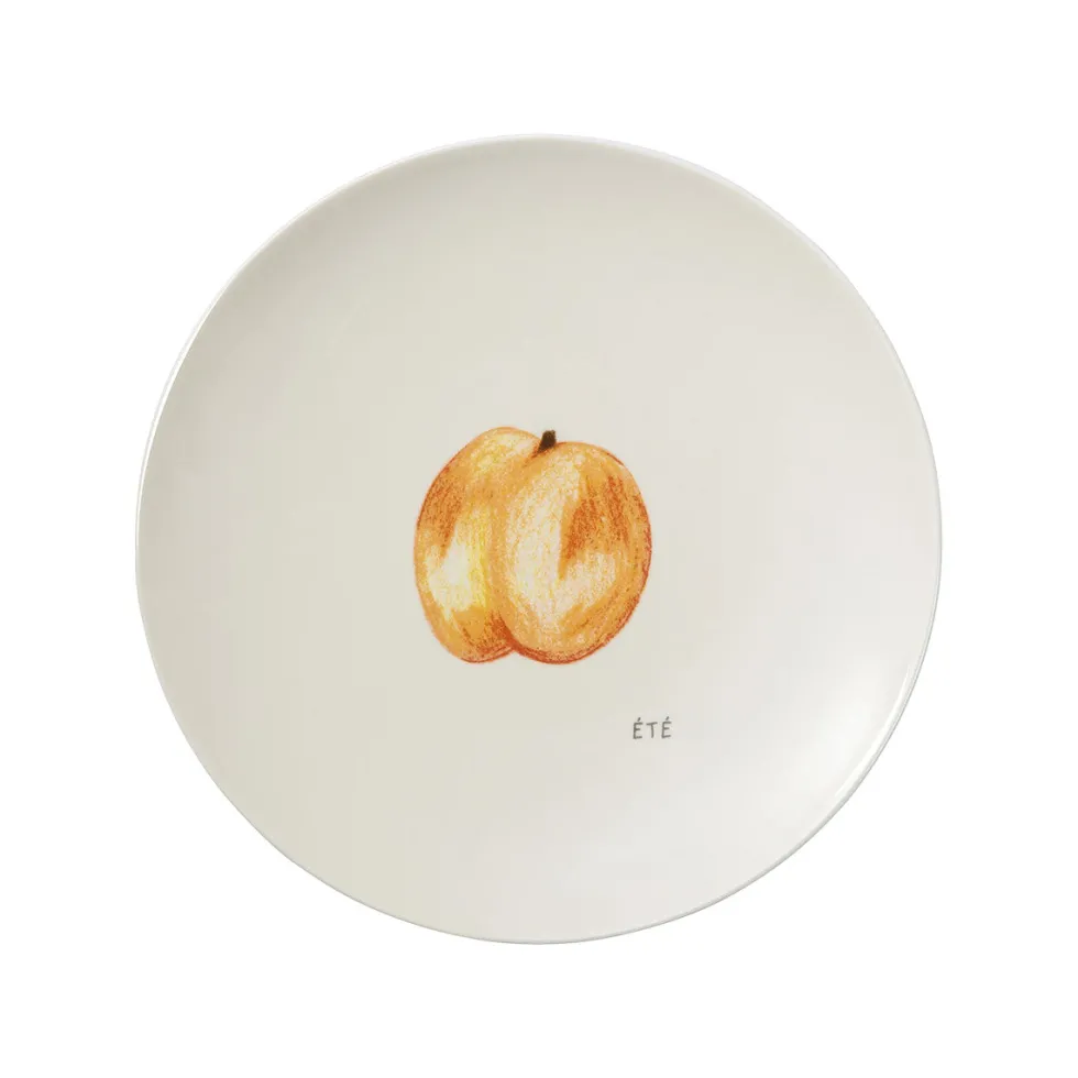 SAISONS Coffret 4 assiettes 19 cm fruits