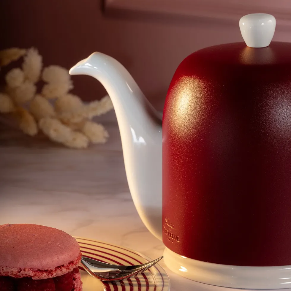 SALAM MINERALE Théière 4 tasses cloche bordeaux