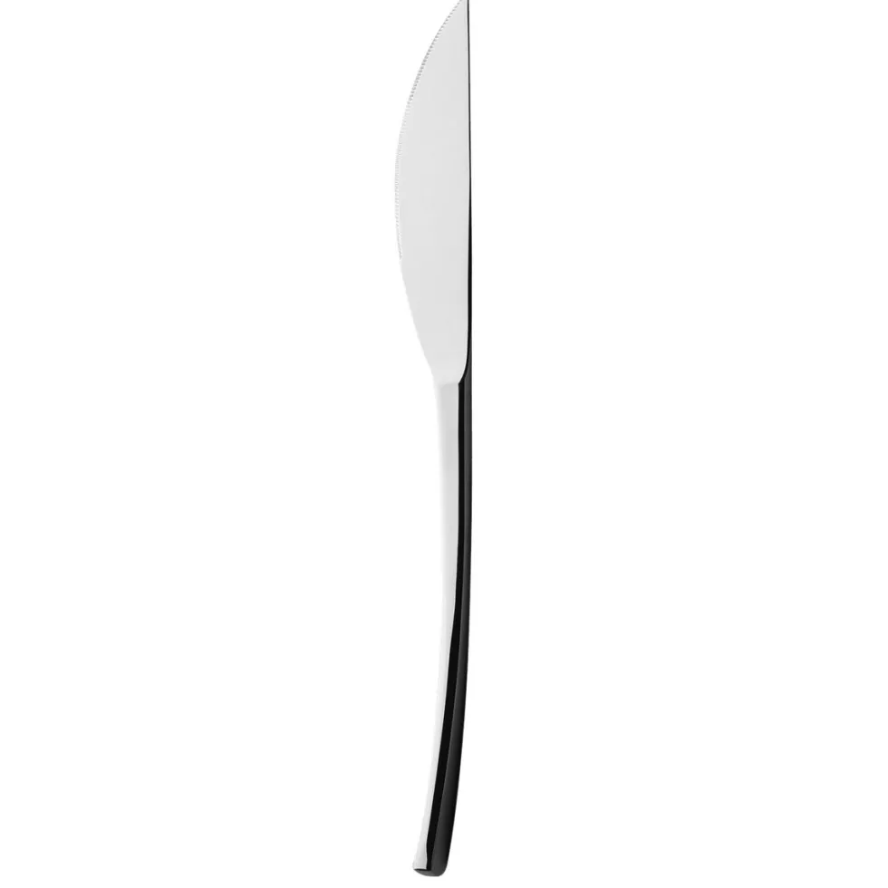 SOLSTICE MIROIR Couteau de table monobloc lame scie n°1