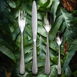 SUPERNATURE MIROIR Coffret 24 couverts monobloc lame scie