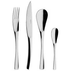 XY MIROIR Coffret 24 couverts monobloc lame scie